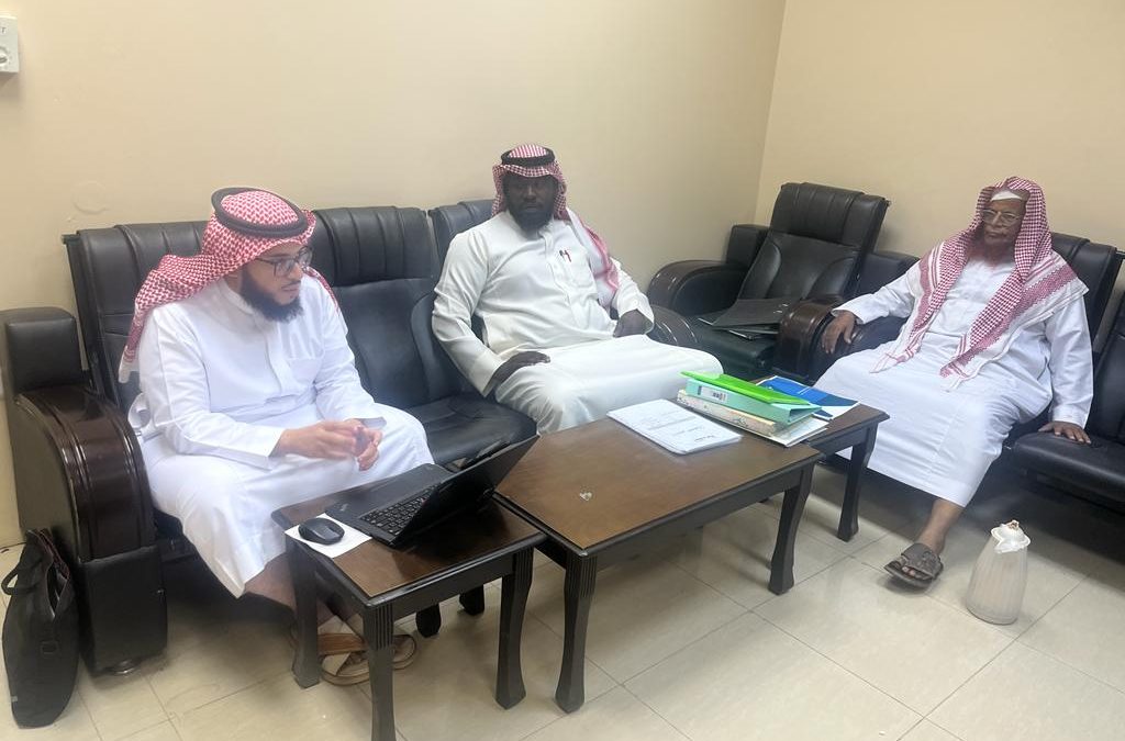 فريق التقييم لمعايير الحوكمة في زيارة للجمعية