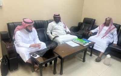 فريق التقييم لمعايير الحوكمة في زيارة للجمعية